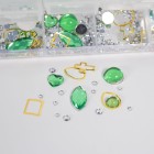 Rhinestone set - 28 - Green