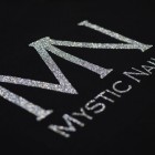 Mystic Nails Glamour Black Top - M