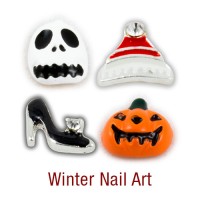 Winter Nail Decorations