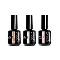 Hypoallergenic Base, hardener and cover Gel Polishes