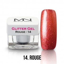 Glitter Gel - no.14. - Rouge - 4g