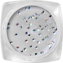 Crystal stones - Holographic Silver SS3 - 50 pcs / jar