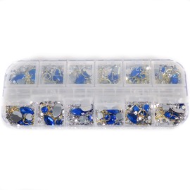 Rhinestone set - 26 - Blue 