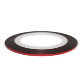 Nail Art Strip - Metal Red