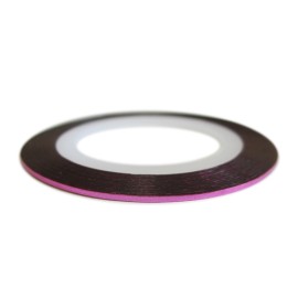 Nail Art Strip - Metal Pink
