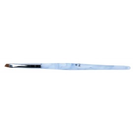 Gel Brush - #2 - slant cut hair