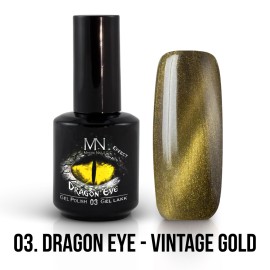 Gel Polish Dragon Eye Effect 03 - Vintage Gold 12ml 