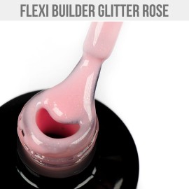 Flexi Builder Glitter Rose 12ml Gel Polish