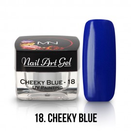 UV Painting Nail Art Gel - 18 - Cheeky Blue - 4g