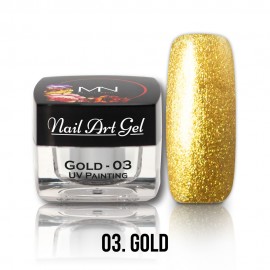 UV Painting Nail Art Gel - 03 - Gold (HEMA-free) - 4g