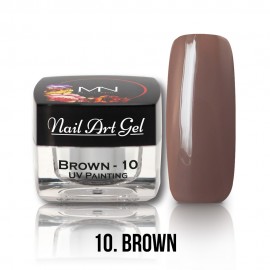 UV Painting Nail Art Gel - 10 - Brown (HEMA-free) - 4g