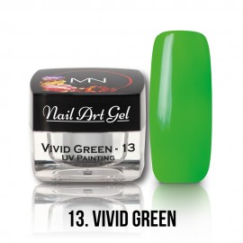 UV Painting Nail Art Gel – 13 - Vivid Green  - 4g