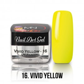 UV Painting Nail Art Gel - 16 - Vivid Yellow (HEMA-free) - 4g