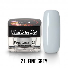 Painting Nail Art Gel - 21 - Fine Grey (HEMA-free) - 4g