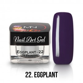 UV Painting Nail Art Gel - 22 - Eggplant (HEMA-free) - 4g