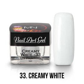 UV Painting Nail Art Gel - 33 - Creamy White (HEMA-free) - 4g