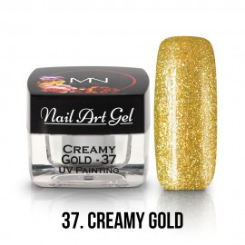 UV Nail Art Gel - 37 - Creamy Gold - 4g