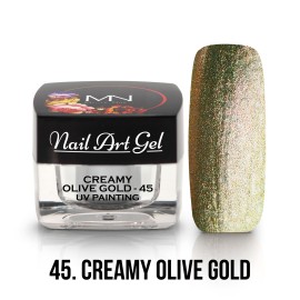 Painting Nail Art Gel - 45 - Creamy Olive Gold - 4g