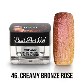 Painting Nail Art Gel - 46 - Creamy Bronze Rose - 4g
