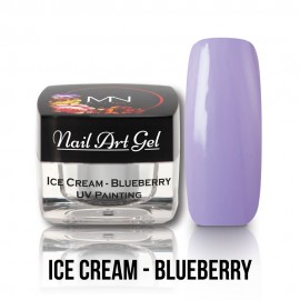 UV Painting Nail Art Gel - Ice Cream - Blueberry - 4g