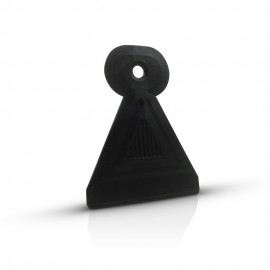 Nail stamping scraper - black