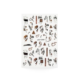 Nail sticker - Rose gold patterns