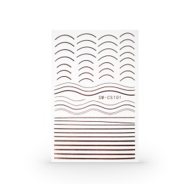 Nail stripe (Mixed) - Rose Gold