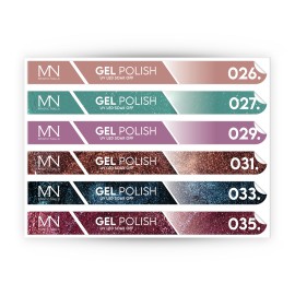 Tip Stick Gel Polish Sticker - 026-035