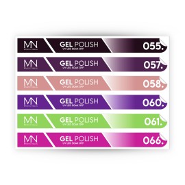 Tip Stick Gel Polish Sticker - 055-066