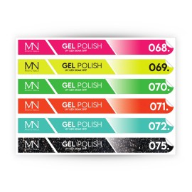 Tip Stick Gel Polish Sticker - 068-075