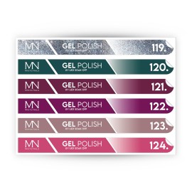 Tip Stick Gel Polish Sticker - 119-124