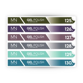 Tip Stick Gel Polish Sticker - 125-130