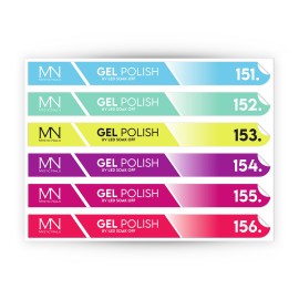 Tip Stick Gel Polish Sticker - 151-156