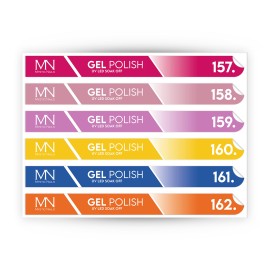 Tip Stick Gel Polish Sticker - 157-162