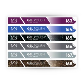 Tip Stick Gel Polish Sticker - 163-168