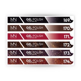 Tip Stick Gel Polish Sticker - 169-174