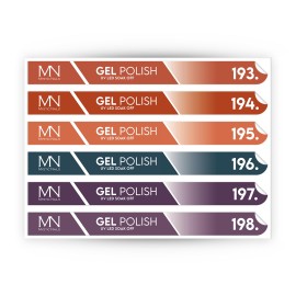 Tip Stick Gel Polish Sticker - 193-198