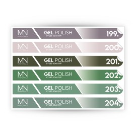 Tip Stick Gel Polish Sticker - 199-204