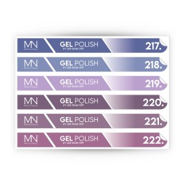 Tip Stick Gel Polish Sticker - 217-222