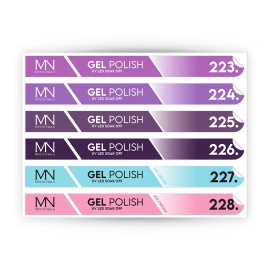 Tip Stick Gel Polish Sticker - 223-228