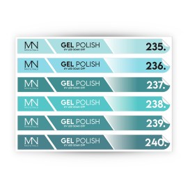 Tip Stick Gel Polish Sticker - 235-240