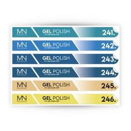 Tip Stick Gel Polish Sticker - 241-246