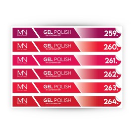 Tip Stick Gel Polish Sticker - 259-264