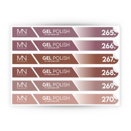 Tip Stick Gel Polish Sticker - 265-270