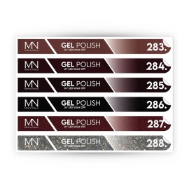 Tip Stick Gel Polish Sticker - 283-288