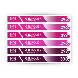 Tip Stick Gel Polish Sticker - 295-300