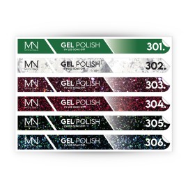 Tip Stick Gel Polish Sticker - 301-306