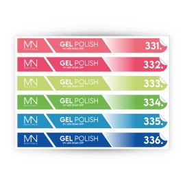 Tip Stick Gel Polish Sticker - 331-336