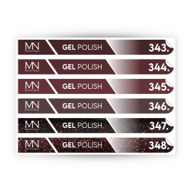 Tip Stick Gel Polish Sticker - 343-348