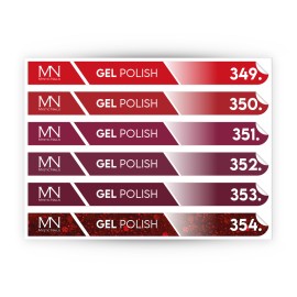 Tip Stick Gel Polish Sticker - 349-354
